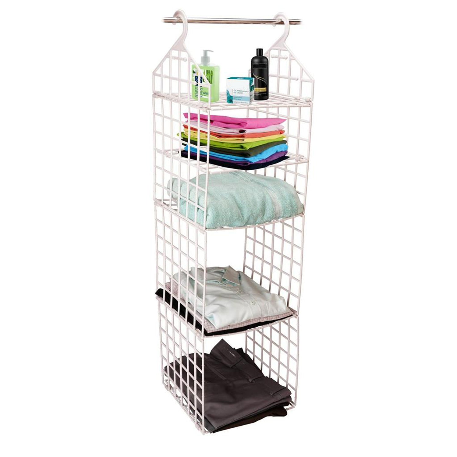 Multipurpose 5 Layer Folding Clothes Storage Racks||Closet for Students Wardrobe Shelves Socks, Scarf, t-Shirt, etc||Hanging Organizer Storage Holders & Racks Multipurpose 5 Layer Folding Clothes Storage Racks||Closet for Students Wardrobe Shelves Socks, Scarf, t-Shirt, etc||Hanging Organizer Storage Holders & Racks
